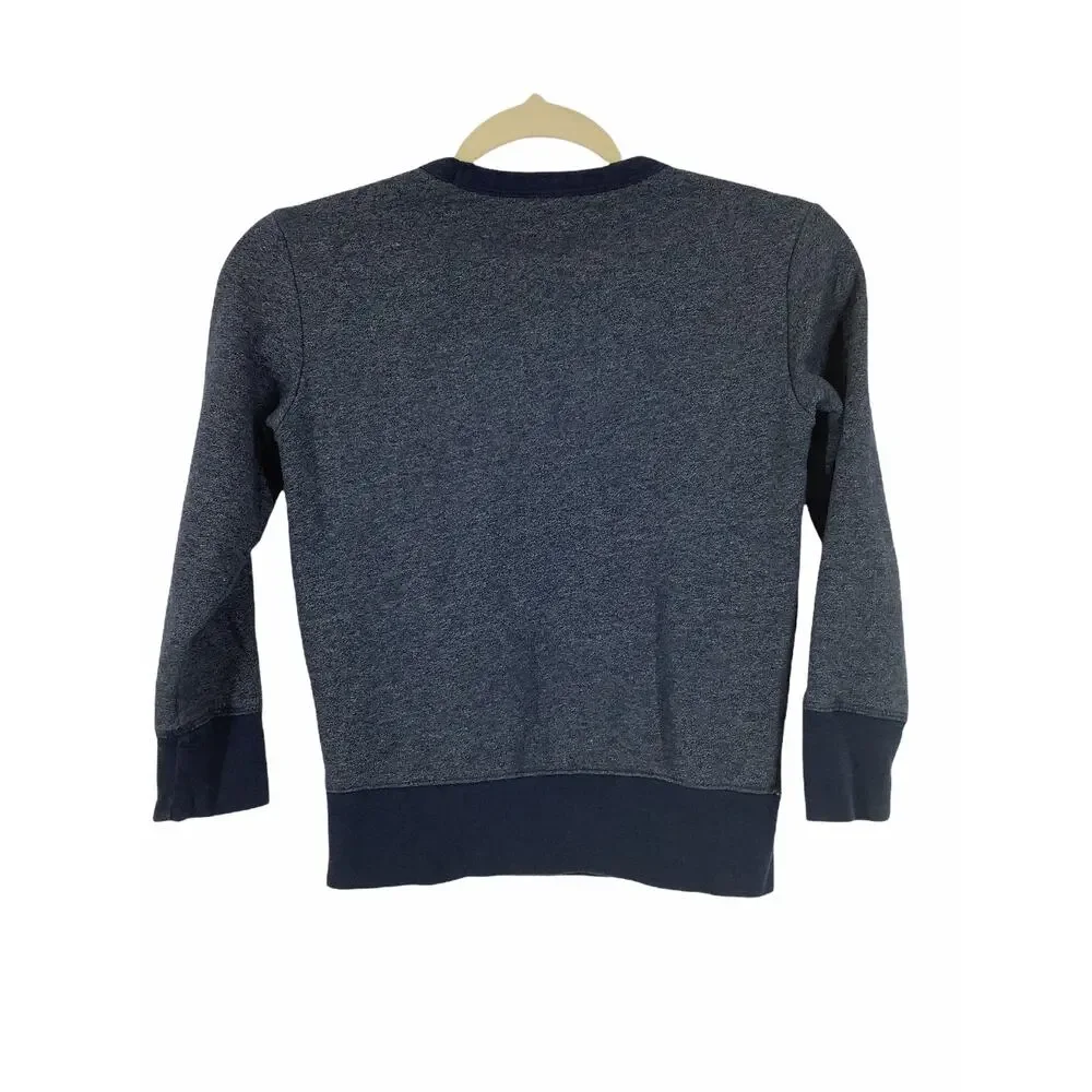 Old Navy Athletic Works Heathered Blue Pullover Sweatshirt Kids Youth Medium